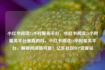 小红书阅读24小时服务平台，小红书阅读24小时服务平台是真的吗，小红书阅读24小时服务平台，解锁阅读新可能！亿乐社区SUP货源站