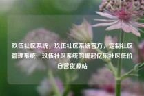 玖伍社区系统，玖伍社区系统官方，定制社区管理系统—玖伍社区系统的崛起亿乐社区低价自营货源站
